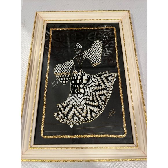 Mixed Media Art Framed Picture RG Creations - Picture 1 of 8